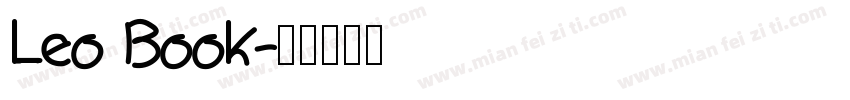 Leo Book字体转换